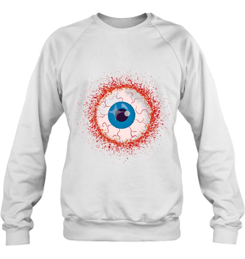 Creepy Halloween Eyeballs Shirt Funny Scary Spooky Eyeball Sweatshirt