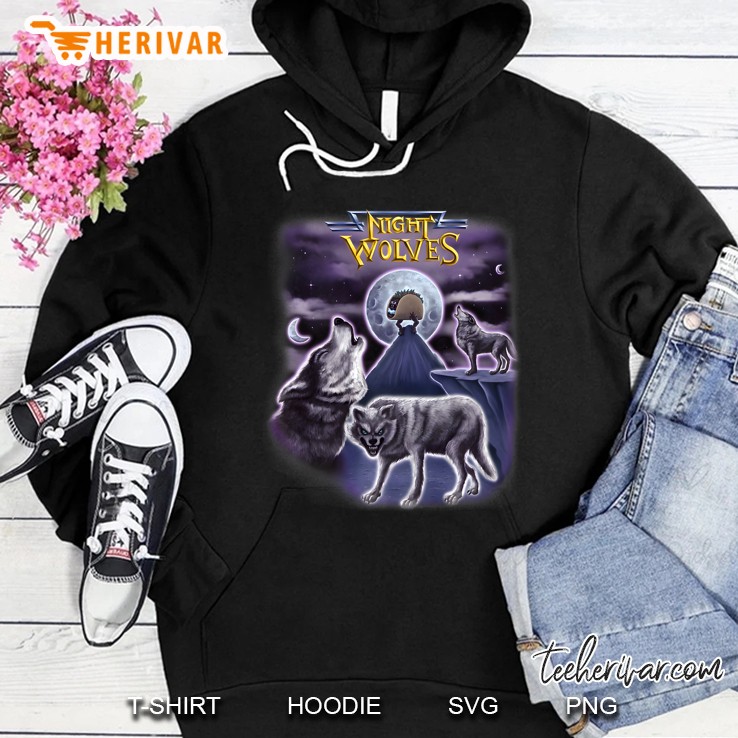 Cn Uncle Grandpa Night Wolves Premium Hoodie