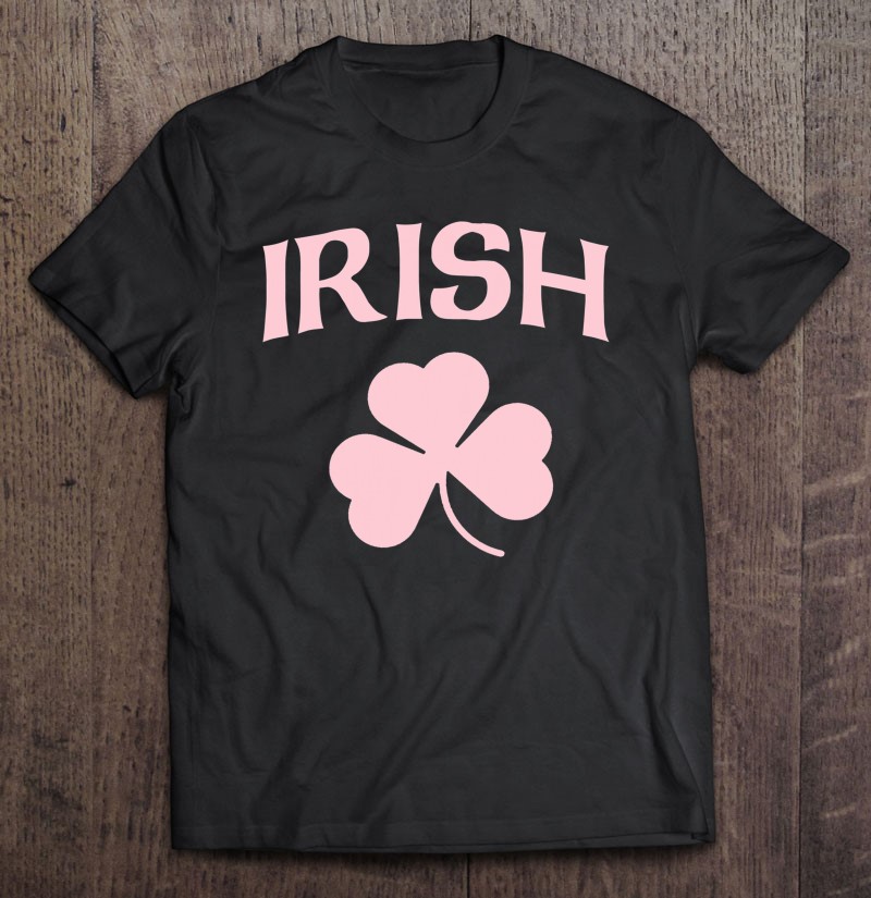 Cute Girly Irish Pink Shamrock St. Patrick's Day Women Girls