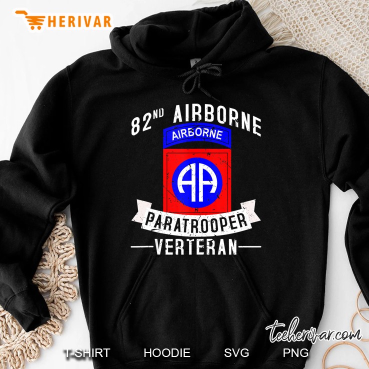 82Nd Airborne Division Paratrooper Army Veteran Tank Top Hoodie