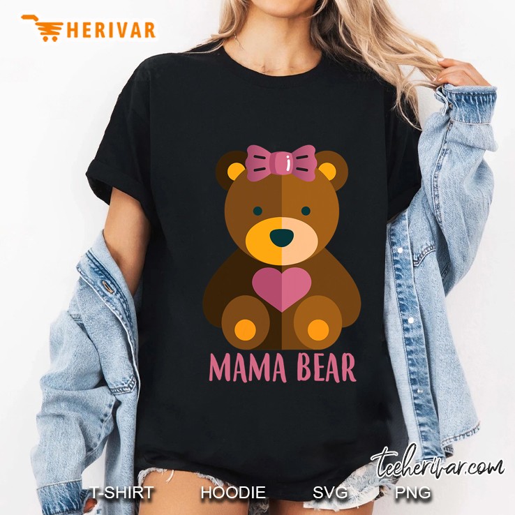 Womens Mama Papa Bear Matching Couple Shirts Tees Outfits Ladies Tee