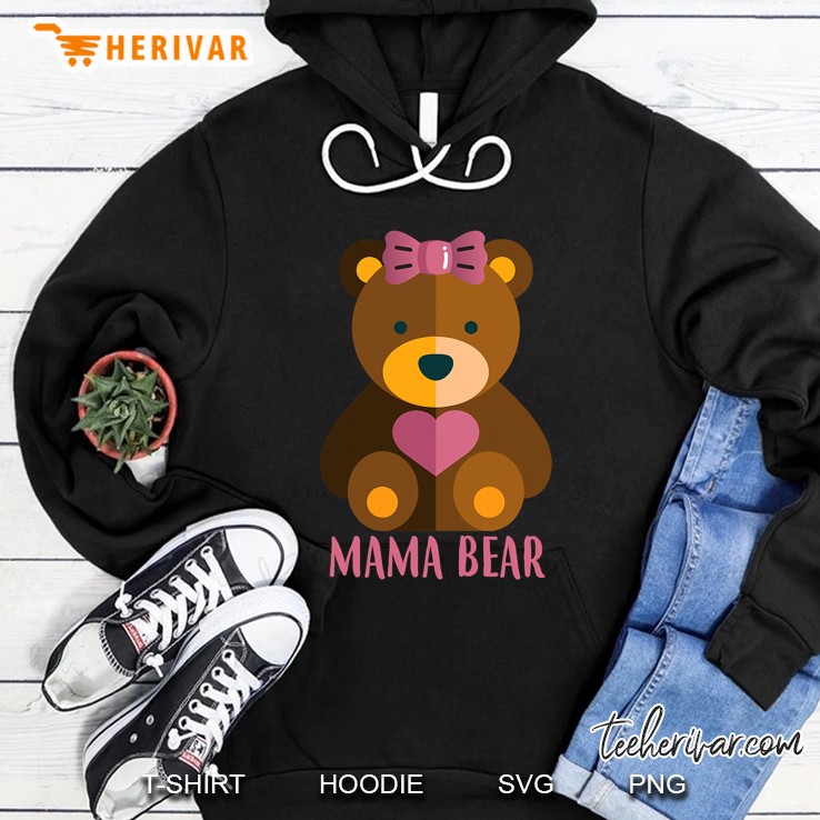 Womens Mama Papa Bear Matching Couple Shirts Tees Outfits Hoodie