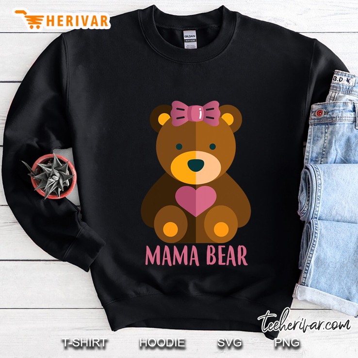Womens Mama Papa Bear Matching Couple Shirts Tees Outfits Sweatshirt