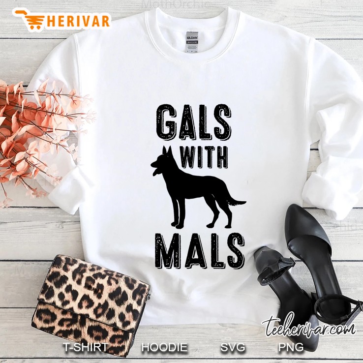 Gals With Mals Dog Lovers Gift Sweatshirt