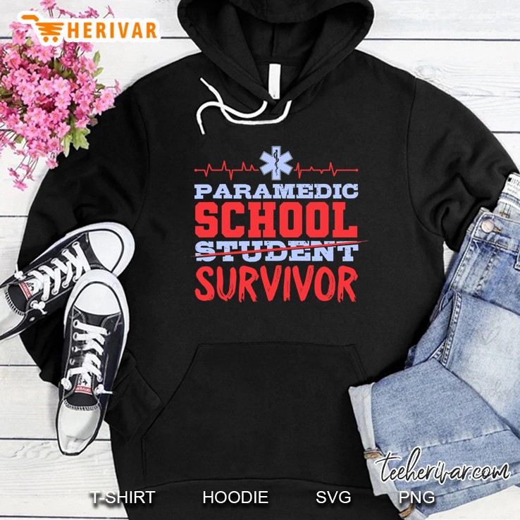 Paramedic School Student Survivor Paramedics Emergency Hoodie