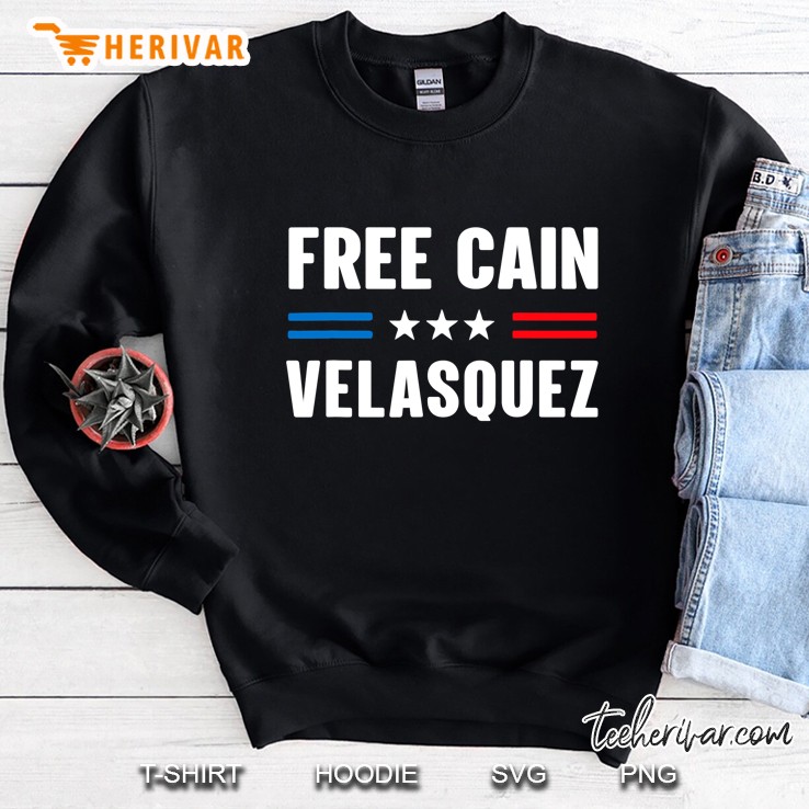 Free Cain-Velasquez Conservative Us Flag Sweatshirt