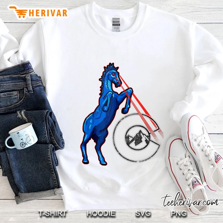 Blucifer Denver Airport Creepy Horse Tank Top Sweatshirt