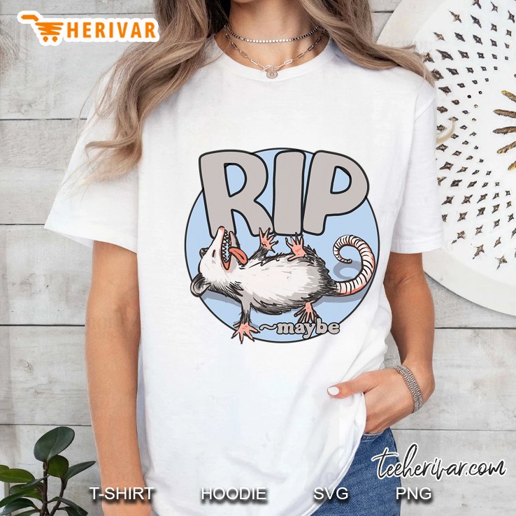 Funny Rip Possum, Maybe Opossum, Funny Opossum Ladies Tee
