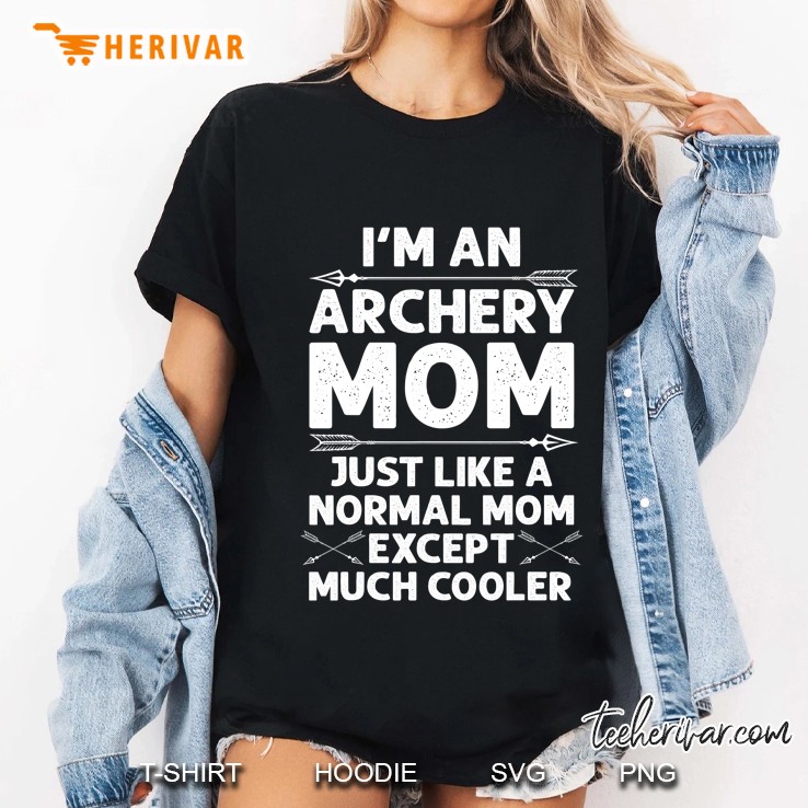 Funny Archery Mom Art Archer Women Girls Bow Hunting Lovers Ladies Tee
