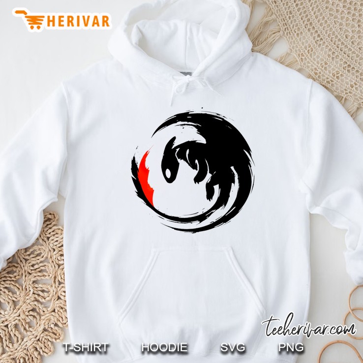 Toothless Night Fury Dragon Art Logo Hoodie