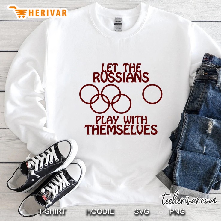 Vintage 1984 Olympics Let The Russians Play With Themselves Sweatshirt