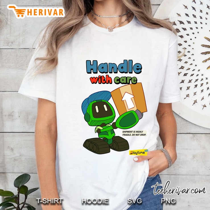 Handle With Care Poppy Playtime Robot Ladies Tee