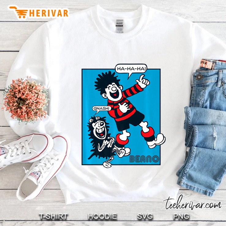 Dennis & Gnasher Laughing Official Beano Sweatshirt