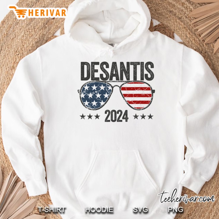 Men Make America Florida Desantis 2024 Republican President Hoodie