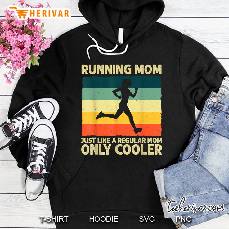 Funny Running For Mom Marathoner Runner Coach Racing Hoodie
