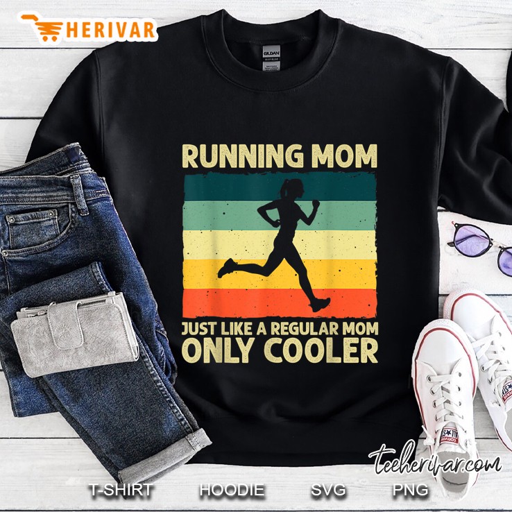 Funny Running For Mom Marathoner Runner Coach Racing Sweatshirt