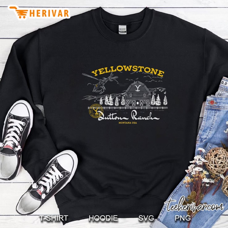 Yellowstone Dutton Ranch Helicopter Sweatshirt