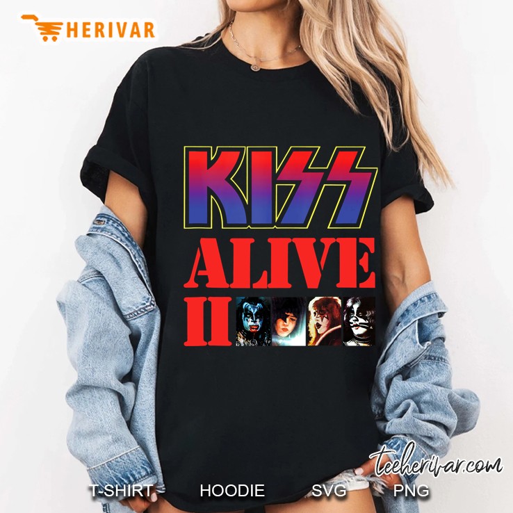 Kiss - 1977 Alive Ii Tank Top Ladies Tee