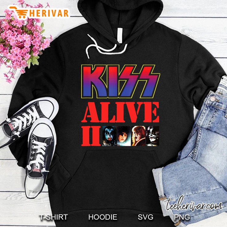 Kiss - 1977 Alive Ii Tank Top Hoodie
