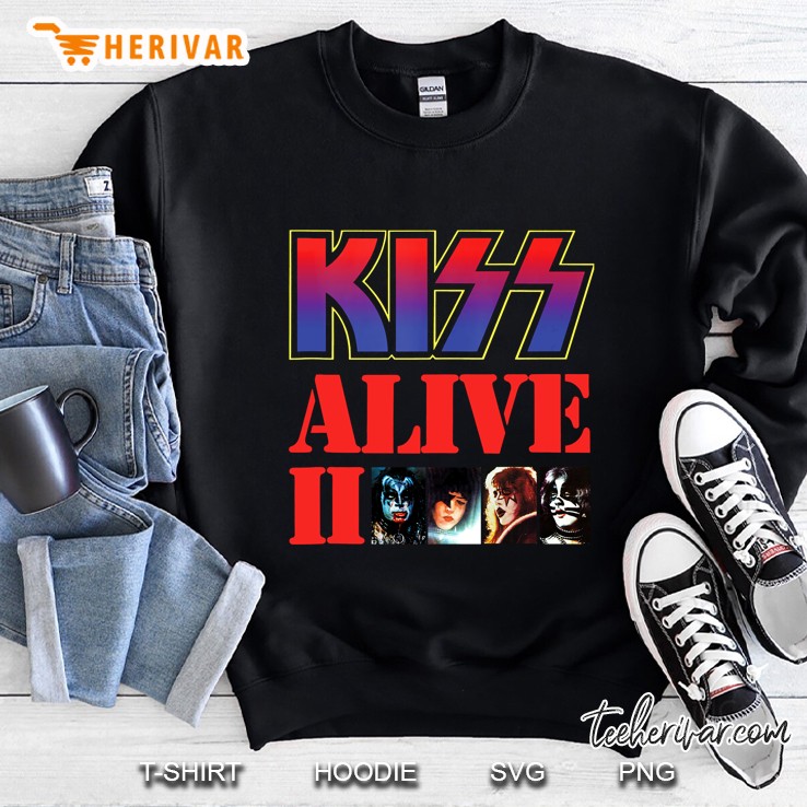Kiss - 1977 Alive Ii Tank Top Sweatshirt