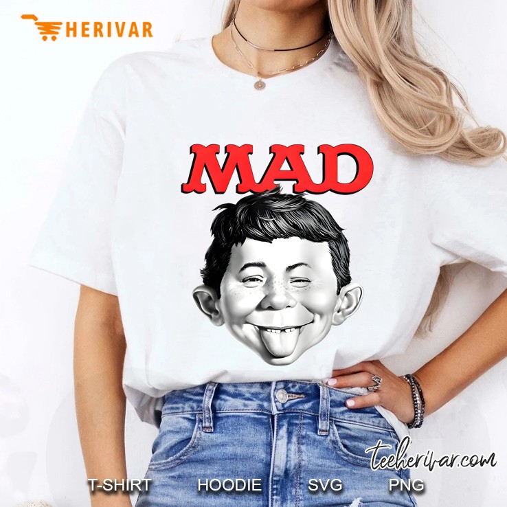 Mad Magazine U Mad Raglan Baseball Tee Ladies Tee