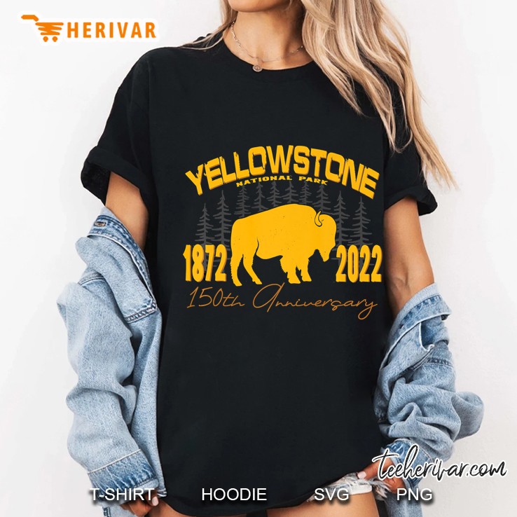 Yellowstone National Park 150Th Anniversary Memorabilia Premium Ladies Tee