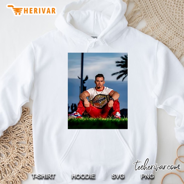 Austin Theory Champion Living Wwe Hoodie
