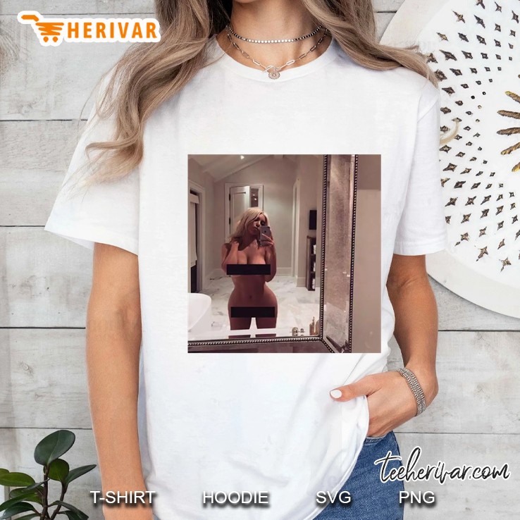 Get It Now Kim Kardashian Nude Selfie Ladies Tee