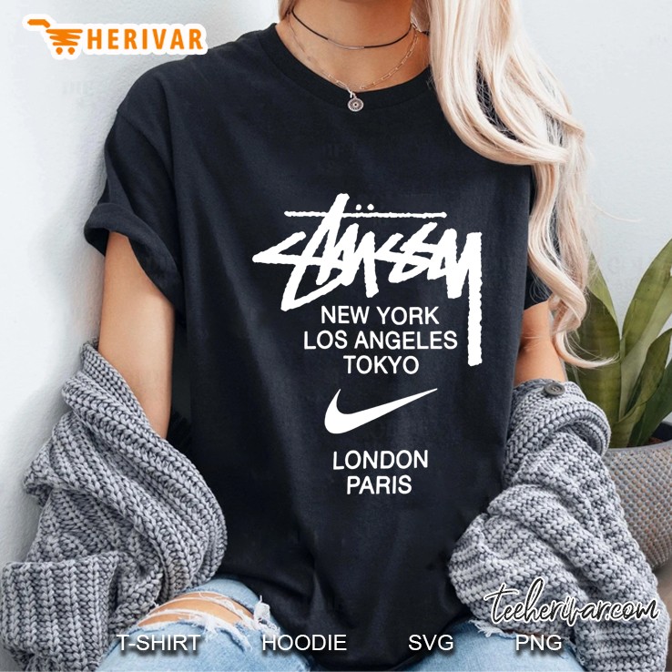 Nike Stussy Collab World Tour Ladies Tee