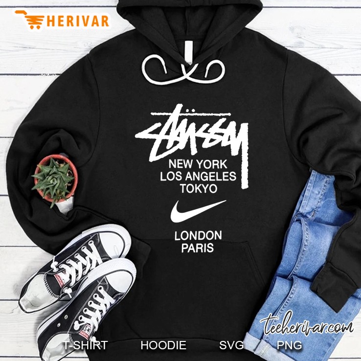 Nike Stussy Collab World Tour Hoodie