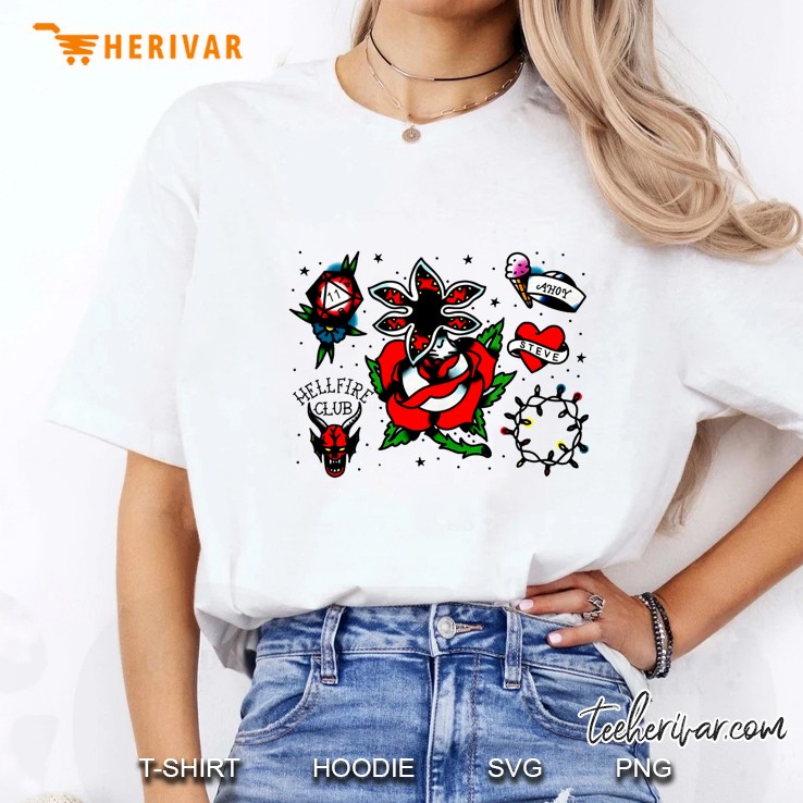 Stranger Things Hellfire Club Blake Austin Ladies Tee
