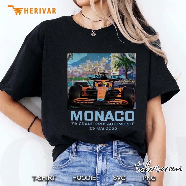 Lando Norris Mclaren Monaco Grand Prix 2022 Formula 1 Season Gp Ladies Tee