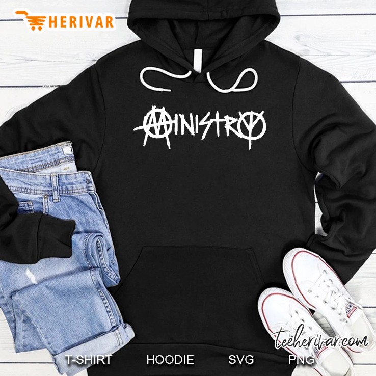 Ministry Double Anarchy Logo American Industrial Metal Band Hoodie