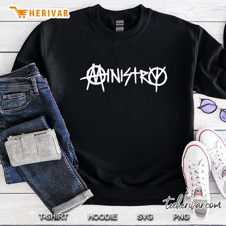 Ministry Double Anarchy Logo American Industrial Metal Band Sweatshirt