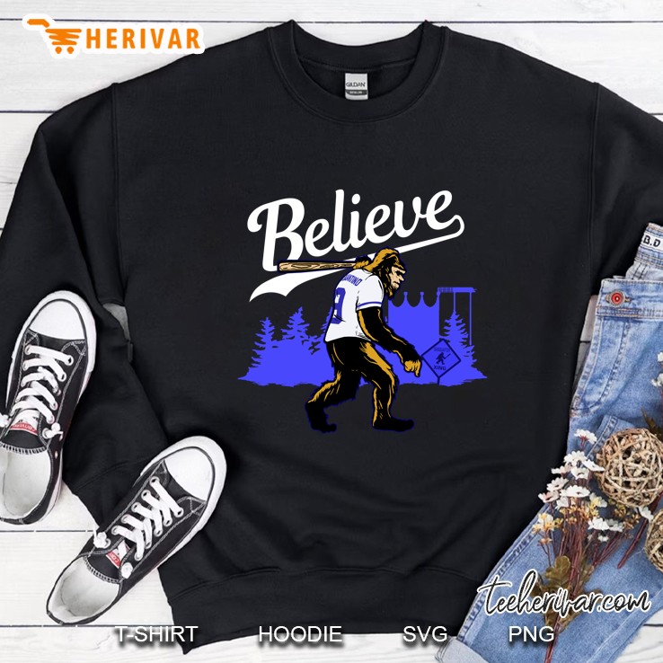Vinnie Pasquantino Believe Bigfoot Baseball Lovers Gifts Sweatshirt