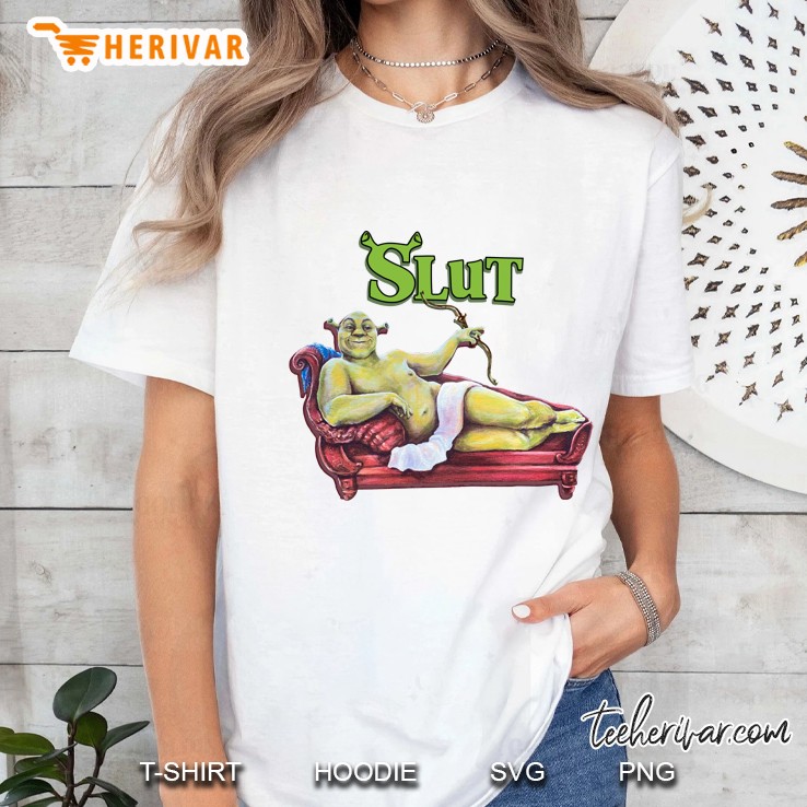 Shrek Slut Sexy Shrek Pose Ladies Tee