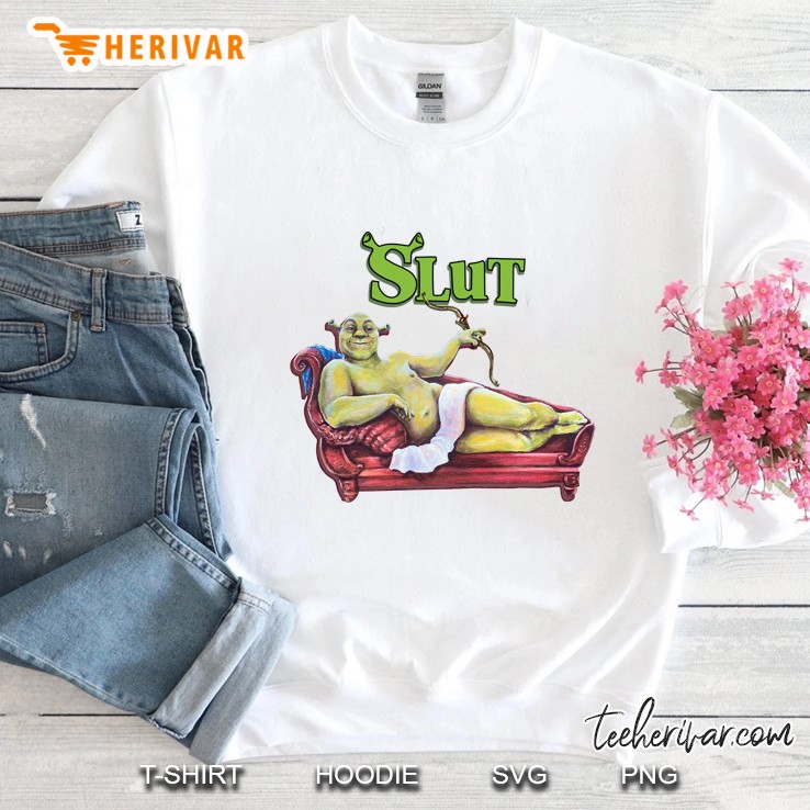 Shrek Slut Sexy Shrek Pose Sweatshirt