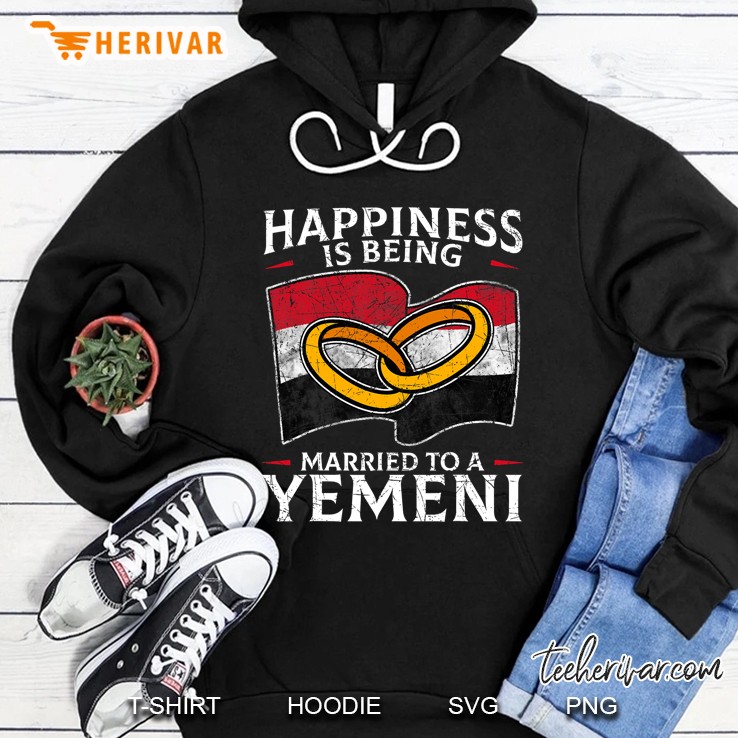 Yemeni Wedding Yemen Heritage Roots Yemenite Flag Married Hoodie