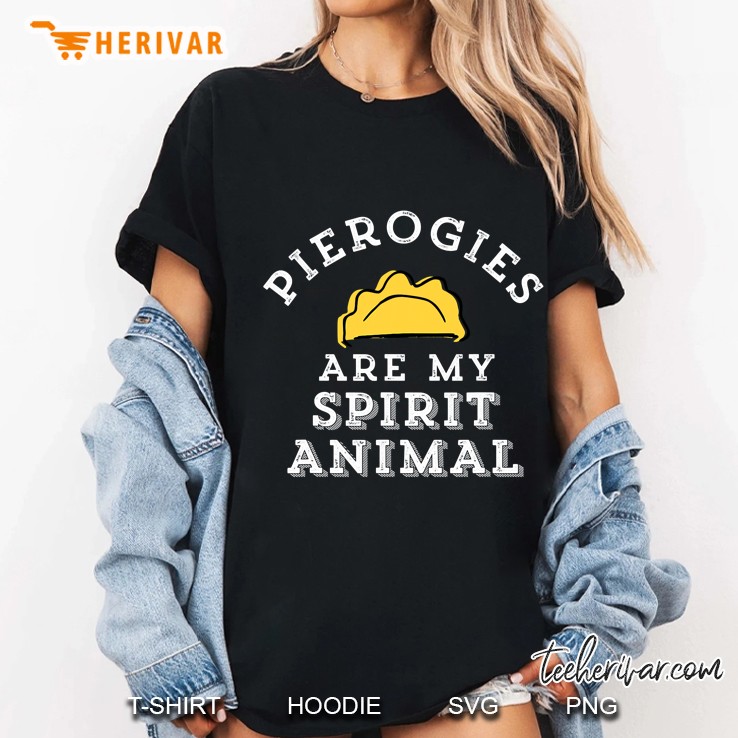 Pierogies Are My Spirit Animal Funny Pittsburgh Ladies Tee