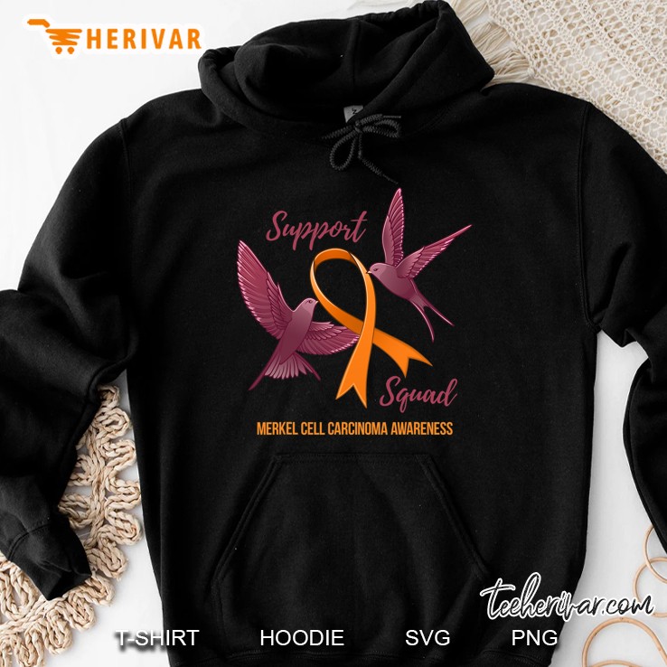 Merkel Cell Carcinoma Awareness Support Squad Hoodie
