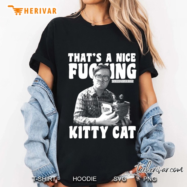 Trailer Park Boys Bubbles Kitty Cat Graphic Ladies Tee