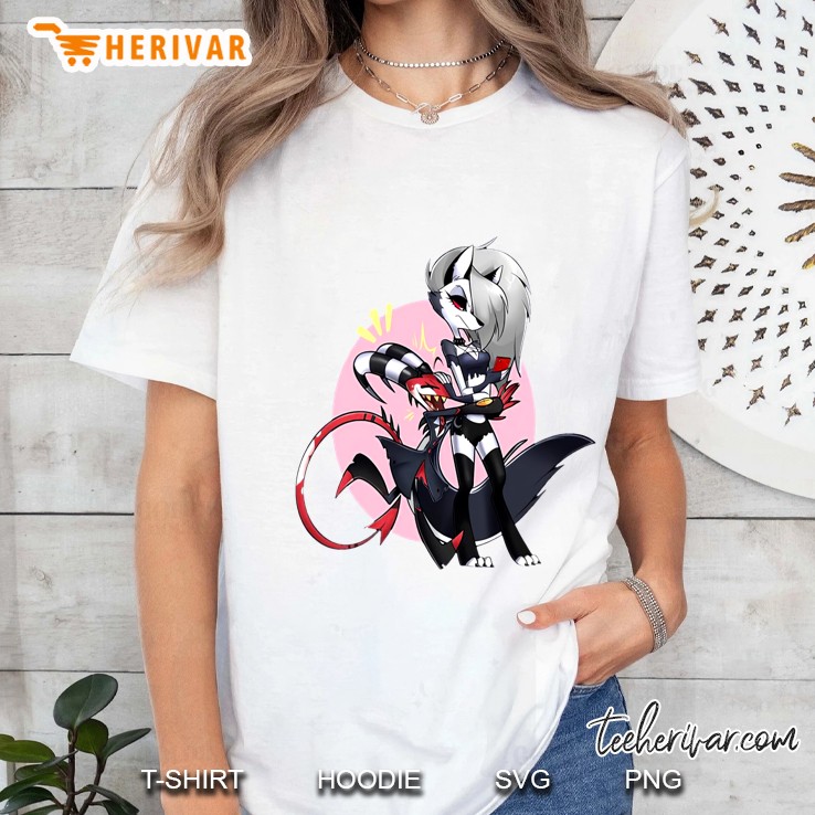 Helluva Boss Loona And Blitzo Ladies Tee
