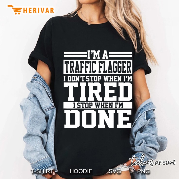 Traffic Flagger Apparel - Awesome Funny Flaggers Design Ladies Tee