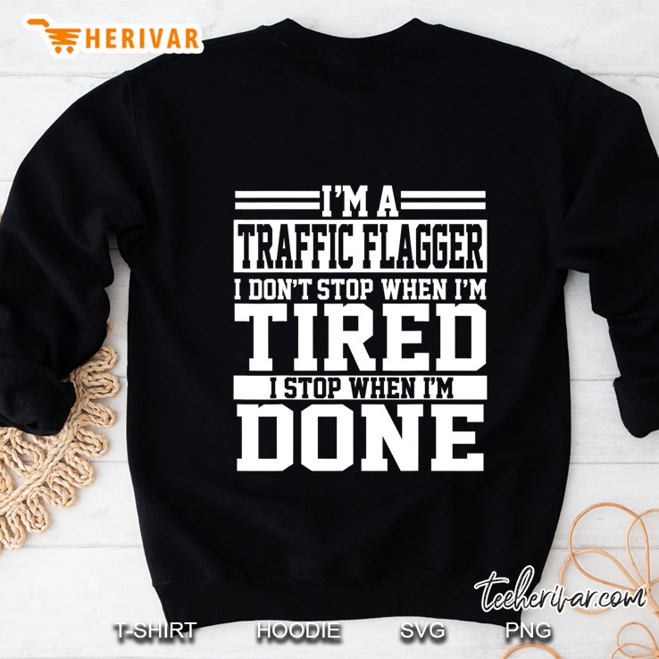 Traffic Flagger Apparel - Awesome Funny Flaggers Design Sweatshirt