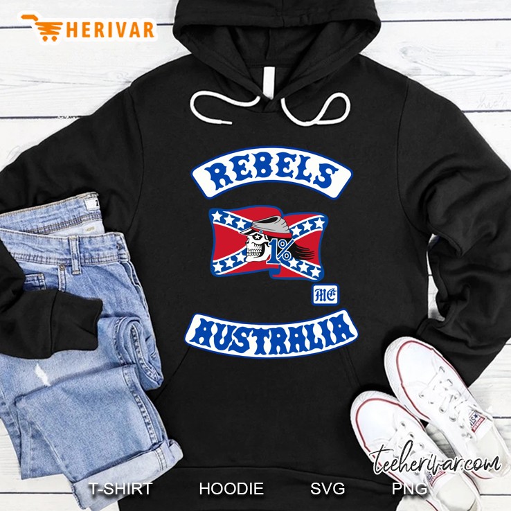 Rebels Mc Motorcycle Club Australia Hoodie