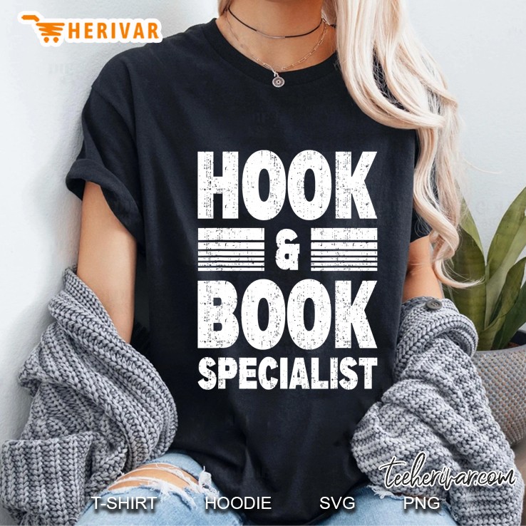 Hook And Book Specialist Funny Asset Recovery Expert Guy Ladies Tee