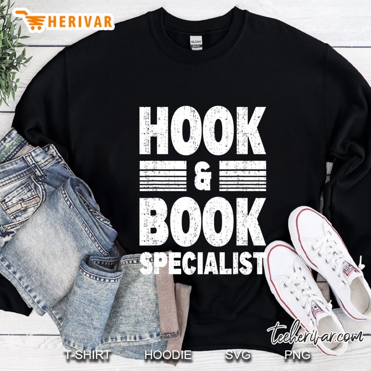 Hook And Book Specialist Funny Asset Recovery Expert Guy Sweatshirt