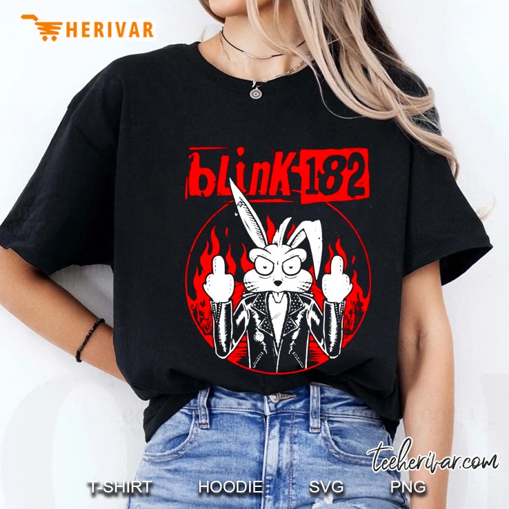 Blink-182 Hell Bunny Middle Finger Ladies Tee