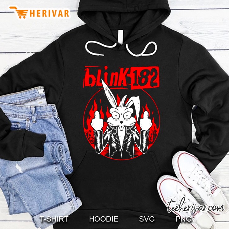 Blink-182 Hell Bunny Middle Finger Hoodie