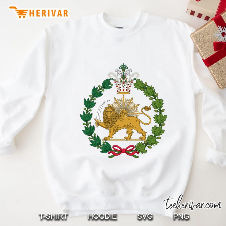 Shir O Khorshid Qajar Dynasty Imperial Emblem Persian Sweatshirt